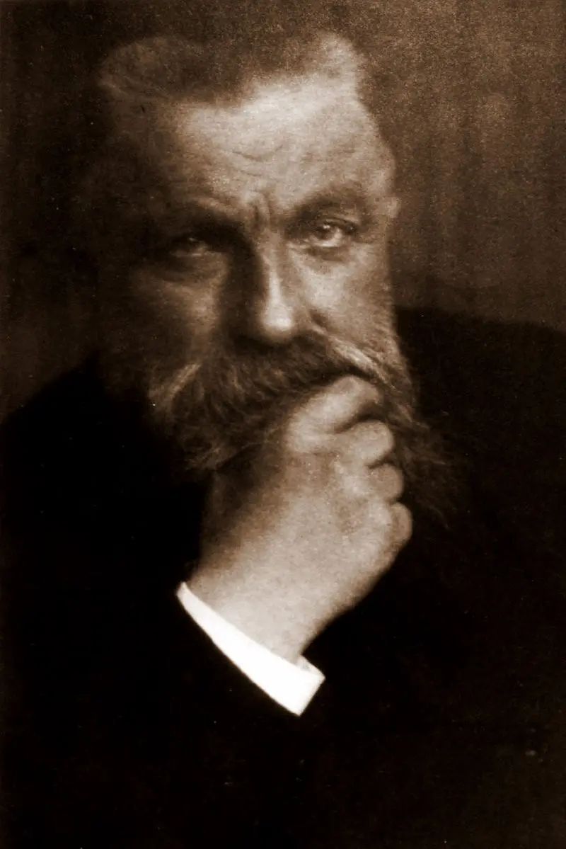 Platinum print of Auguste Rodin by Edward Steichen