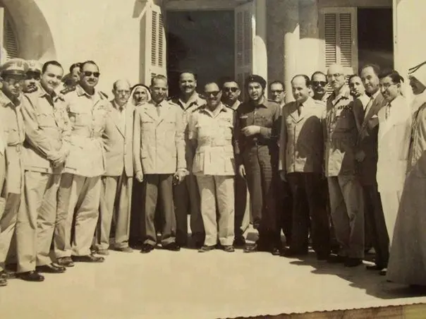 Che Guevara with Arabs in Gaza