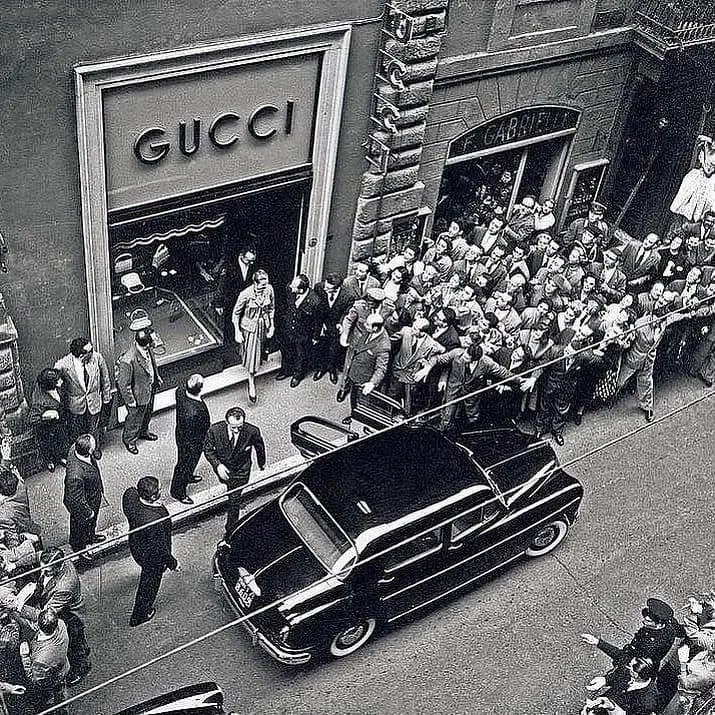 Opening of the First Gucci Store