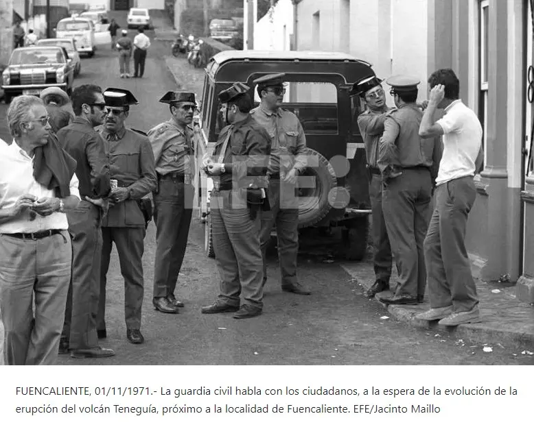 Erupción volcán Teneguía.