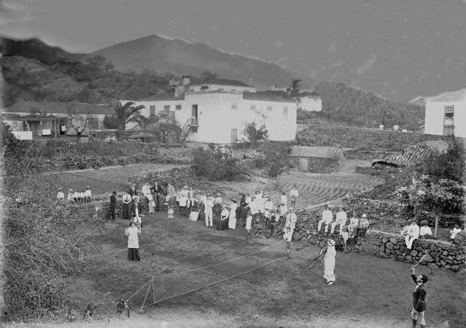 Partido de tenis en Los Llanos de Aridane