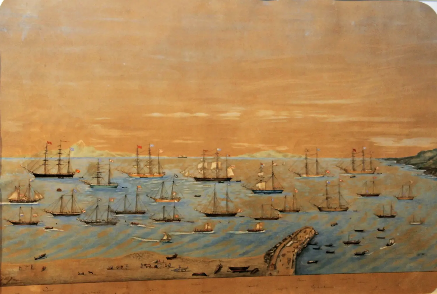 Instalación del primer cable telegráfico entre La Palma y Tenerife