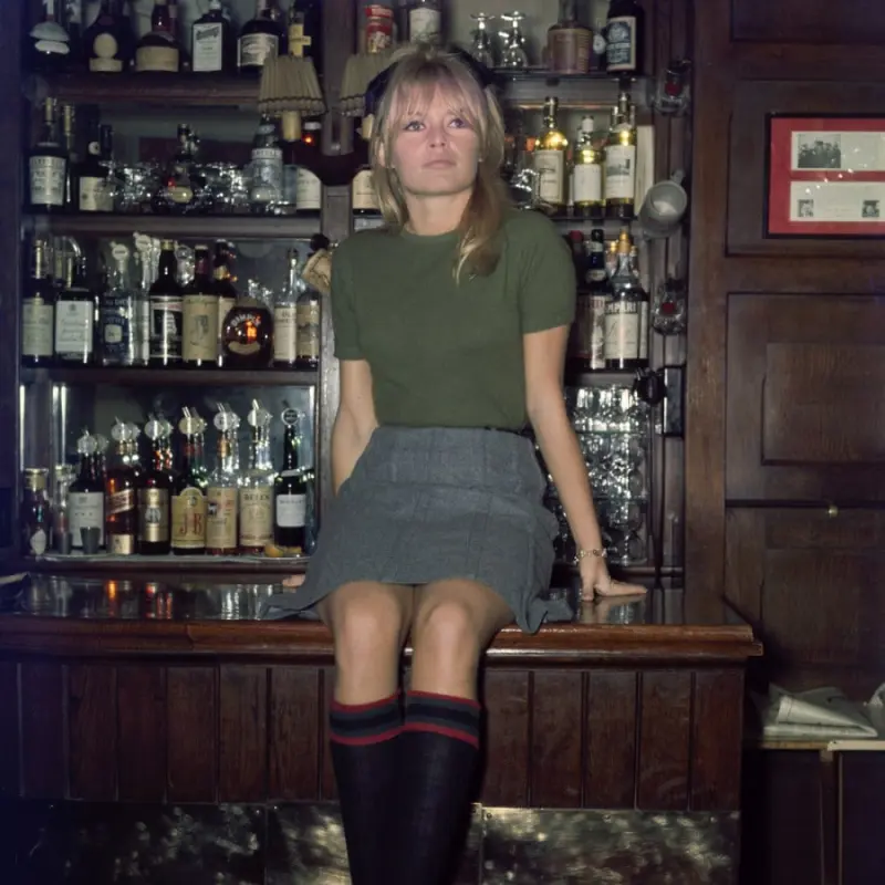 Brigitte Bardot at a London Pub