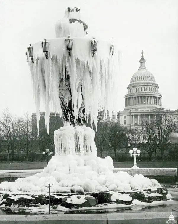 Frozen Bartholdi Fountain
