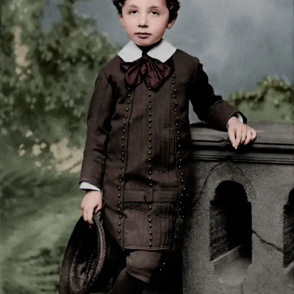 Albert Einstein at the age of 5 years old