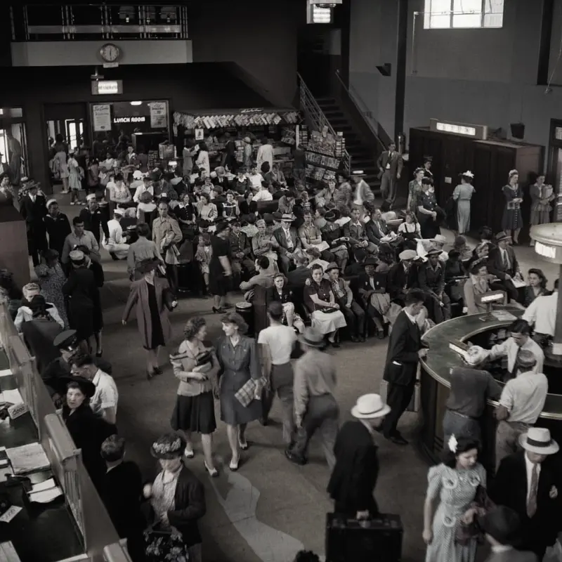 Greyhound bus terminal 