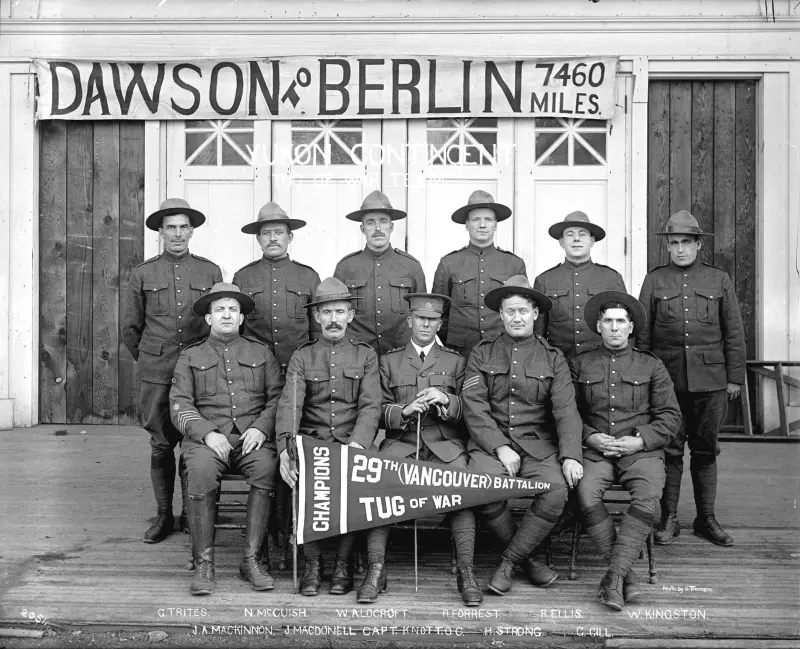 The 29th Battalion, Yukon contingent