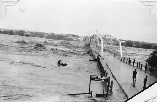BRIDGE DESTROY BY FLOOD