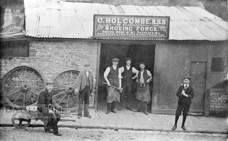 Charles Holcombe, blacksmith at 9 Trafalgar Place