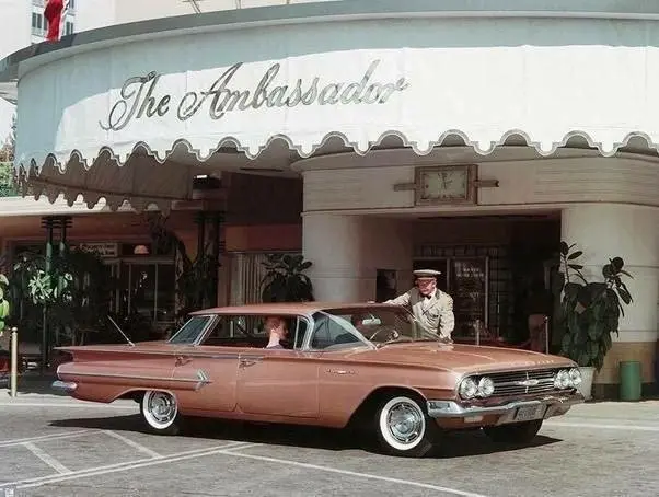 Front Entrance of the Ambassador Hotel