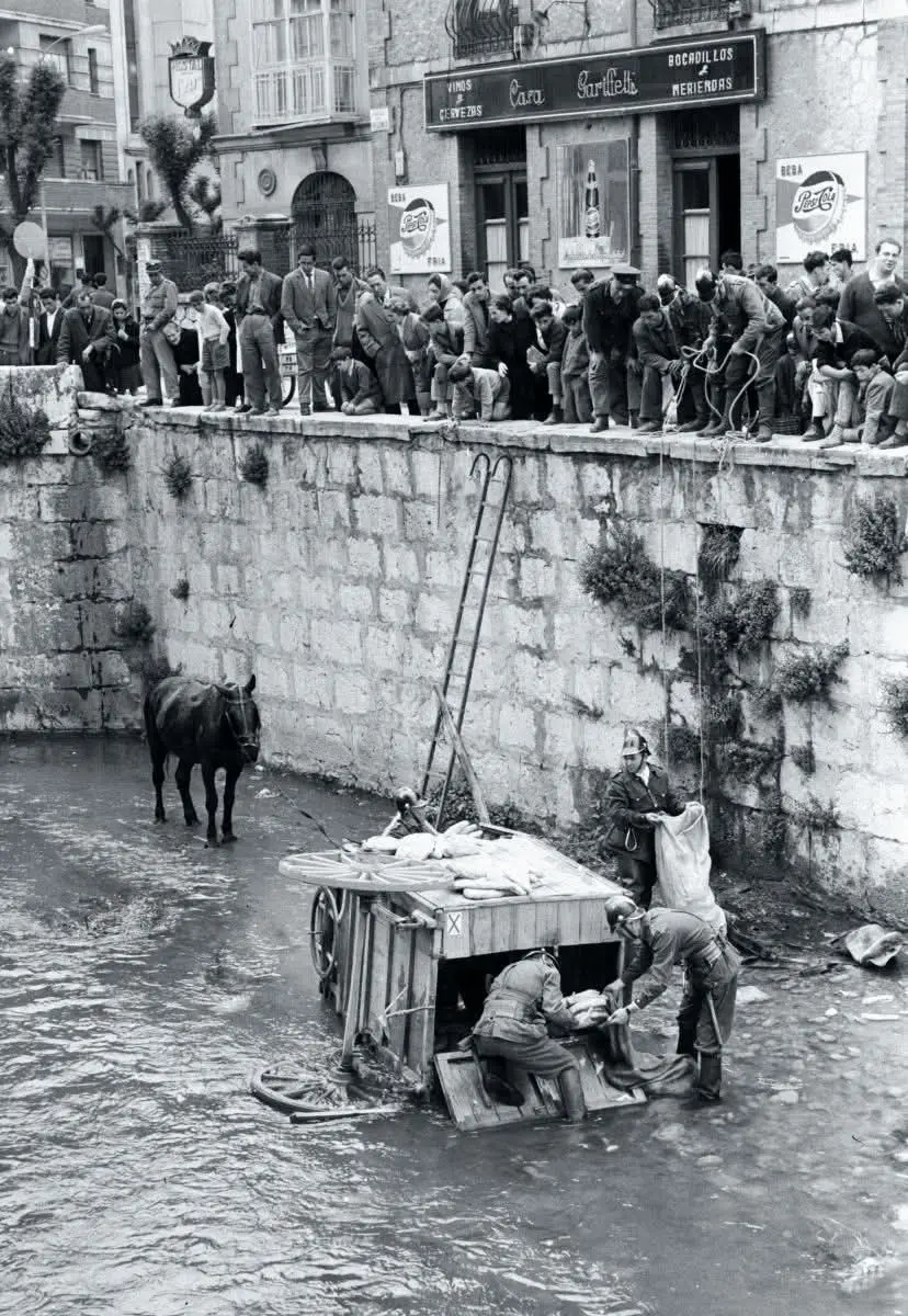 Rescate en el río Lesmes