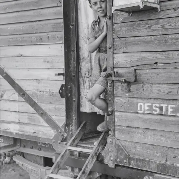 Inquilinos de vagones de tren 