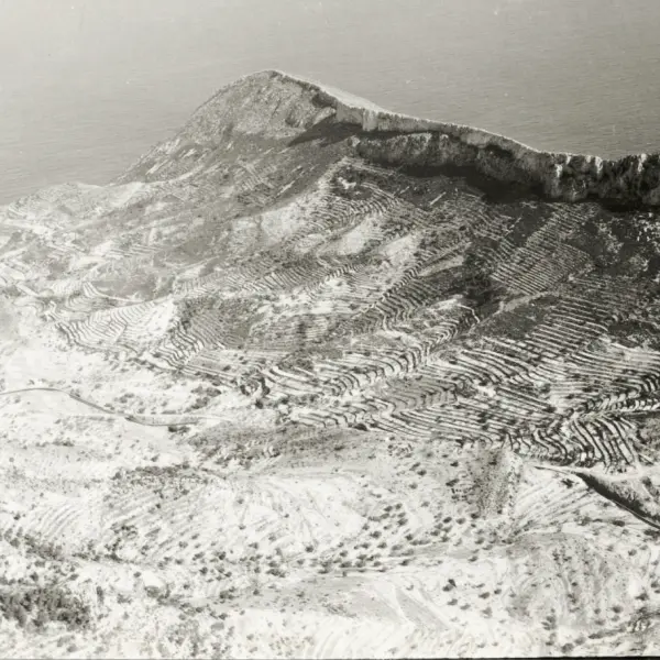 Vista aérea del monte Toix