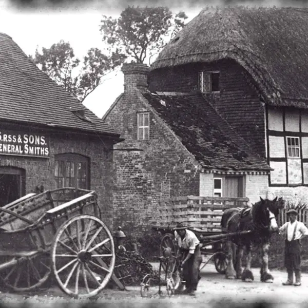 The blacksmith and his forge 