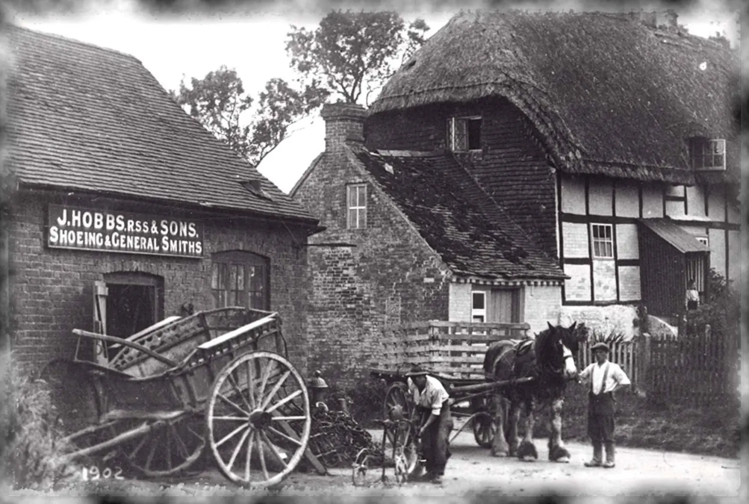 The blacksmith and his forge 