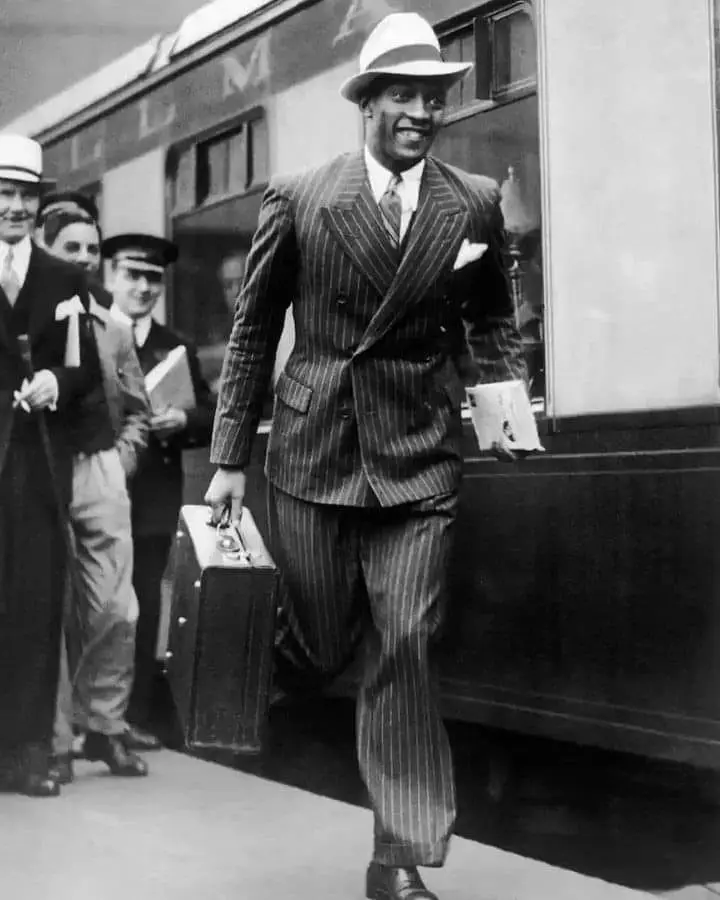 Jesse Owens after winning four gold medals at the 1936 Berlin Olympics