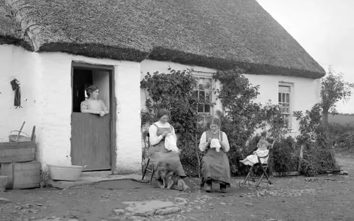 Embroidering / Flowering Linen.