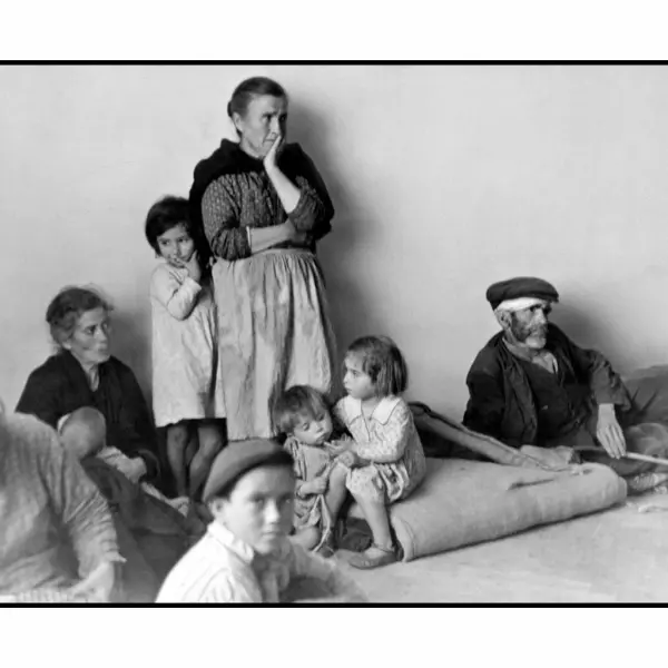Refugees from Málaga in Almería