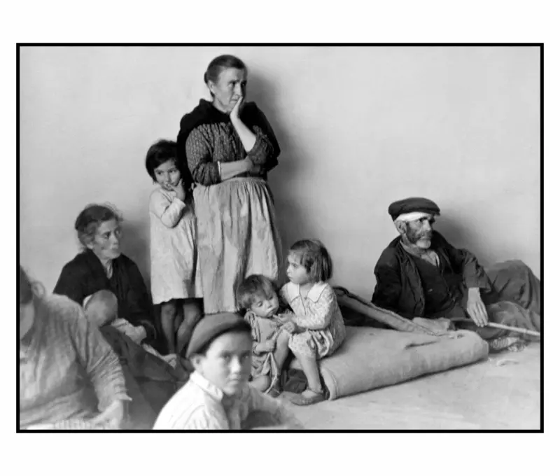 Refugees from Málaga in Almería