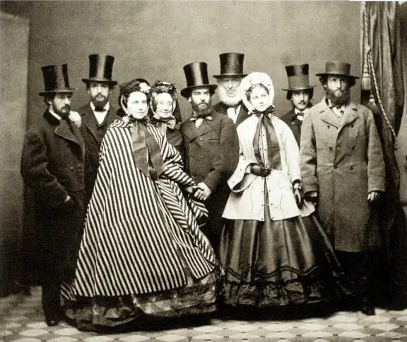 Wedding Party of Julia Parmly & Frederick Billings Wedding Party of Julia Parmly & Frederick Billings