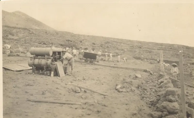 Trabajadores de don Armando Yanes Carrillo.