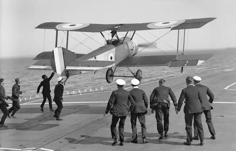 Aircraft on HMS Furious