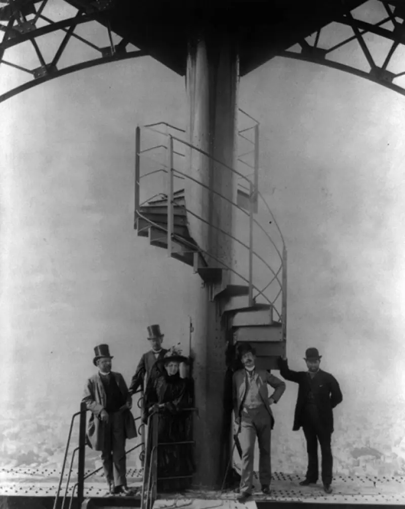 Alexandre Gustave Eiffel at the Eiffel Tower