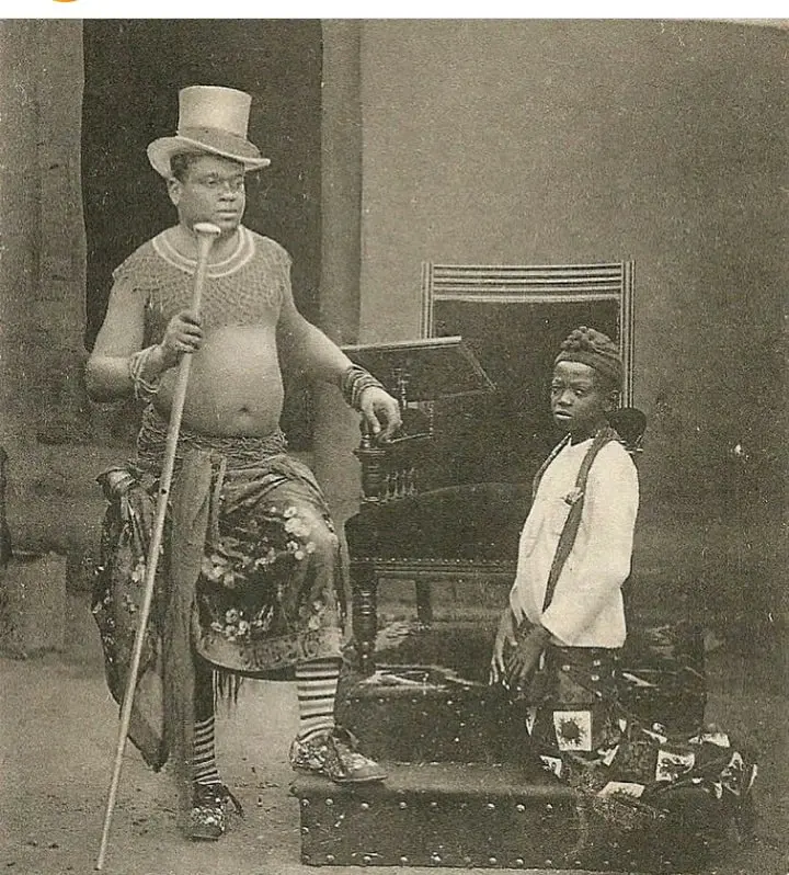 A Calabar chief and his son.