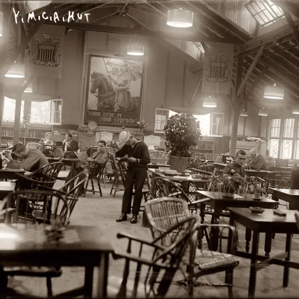 The YMCA 'Eagle Hut' canteen