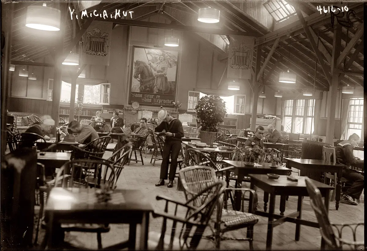 The YMCA 'Eagle Hut' canteen
