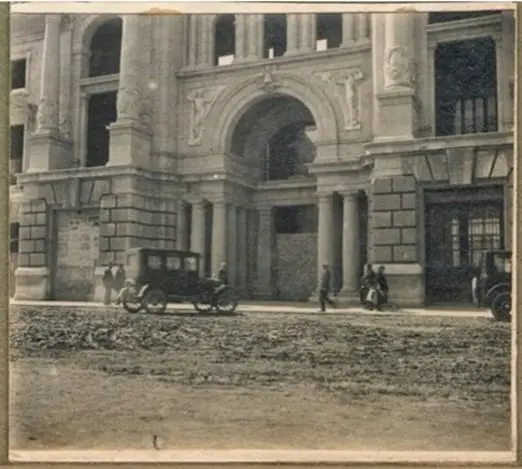 Ayuntamiento de Valencia en construcción