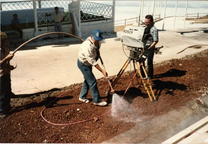 Preparativos inauguración Roque de Los Muchachos