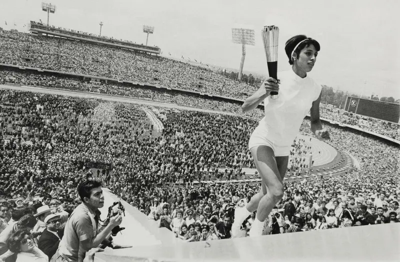 First Woman to Light the Olympic Flame
