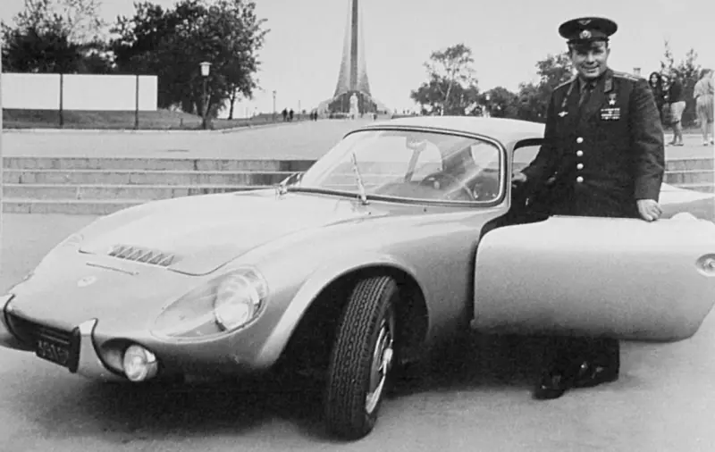 Yuri Gagarin and his Matra Bonnet Djet V S coupé