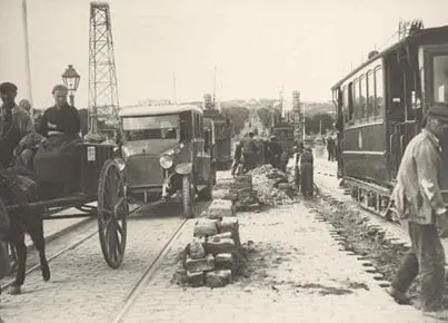 Atasco en el Puente de Toledo