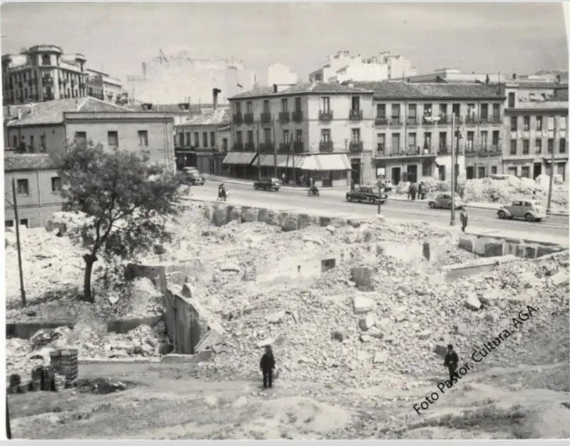 Obras en el Puente de Ventas