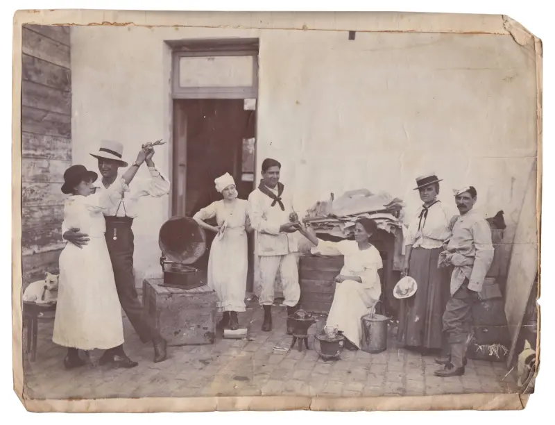 Tertulia tanguera en año nuevo