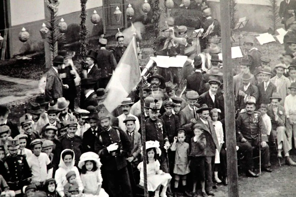 Visita de Alfonso XIII a La Palma - Convento de San Francisco