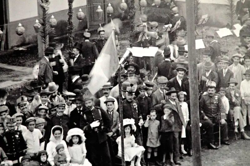 Visita de Alfonso XIII a La Palma - Convento de San Francisco