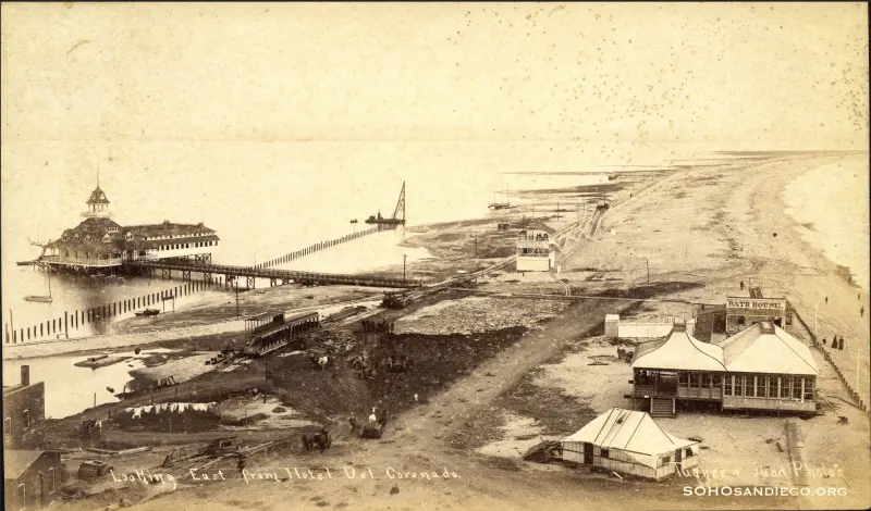 Looking East from Hotel Del Coronado