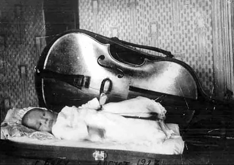 Mstislav Rostropovich as a child