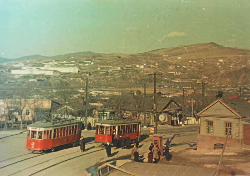 Трамвайная остановка "Первая Речка"