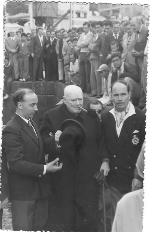 Visita de Winston Churchill a La Palma