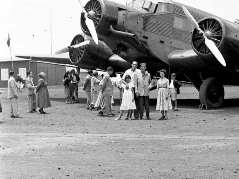 Inauguración aeropuerto de Buenavista.