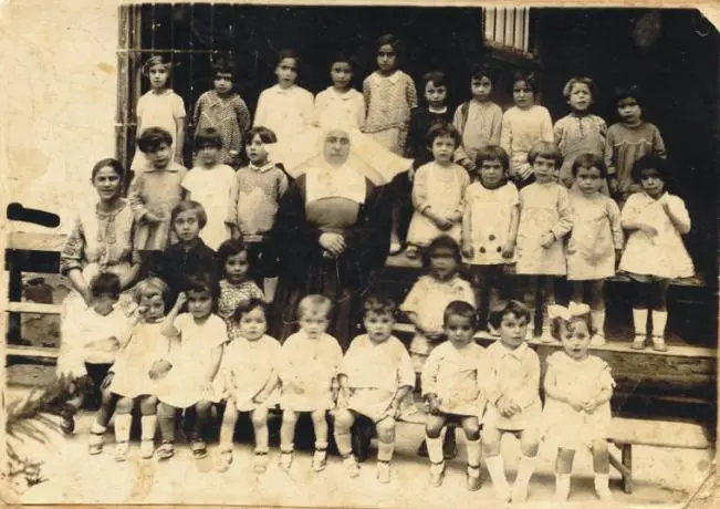 Niñas en la escuela.