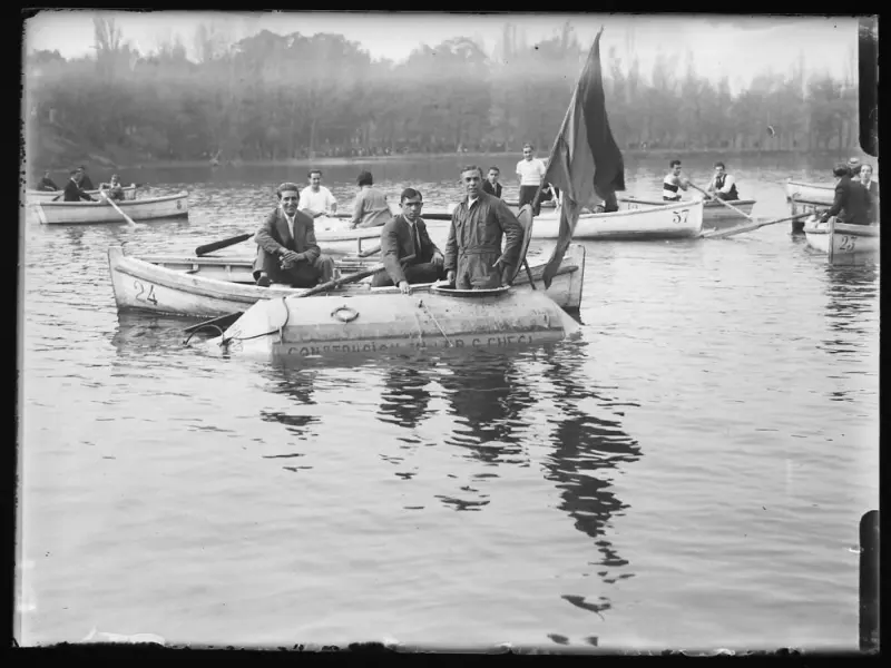 PRUEBAS DEL SUBMARINO DE ADRIÁN ÁLVAREZ EN CASA DE CAMPO