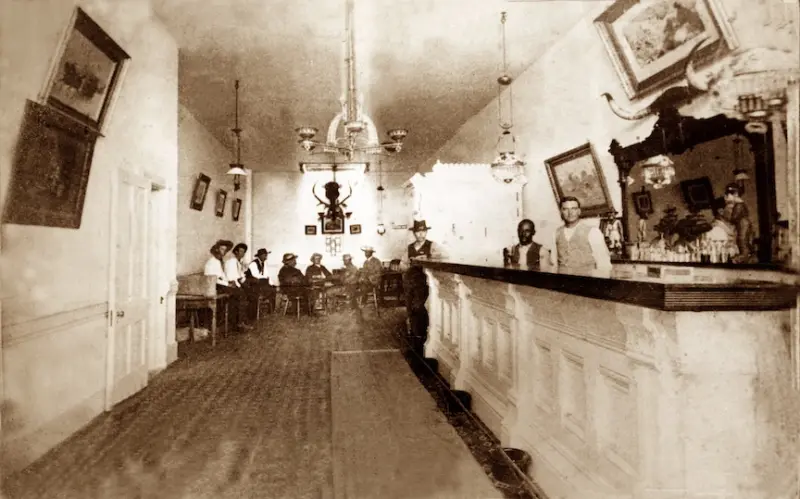 Interior of the Long Branch Saloon