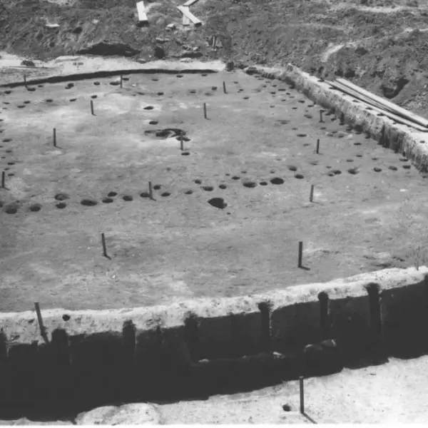 Remnants of an old Indian village