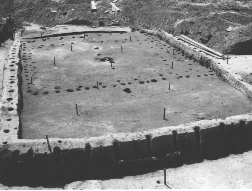 Remnants of an old Indian village