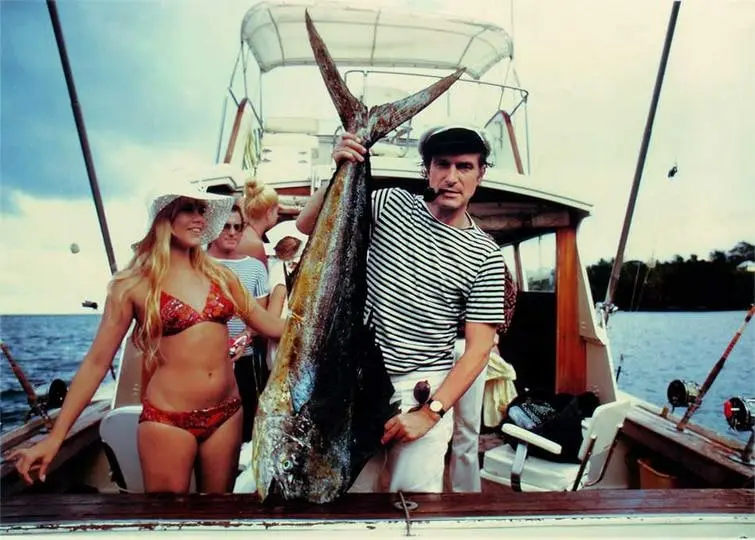 Hugh Hefner Fishing